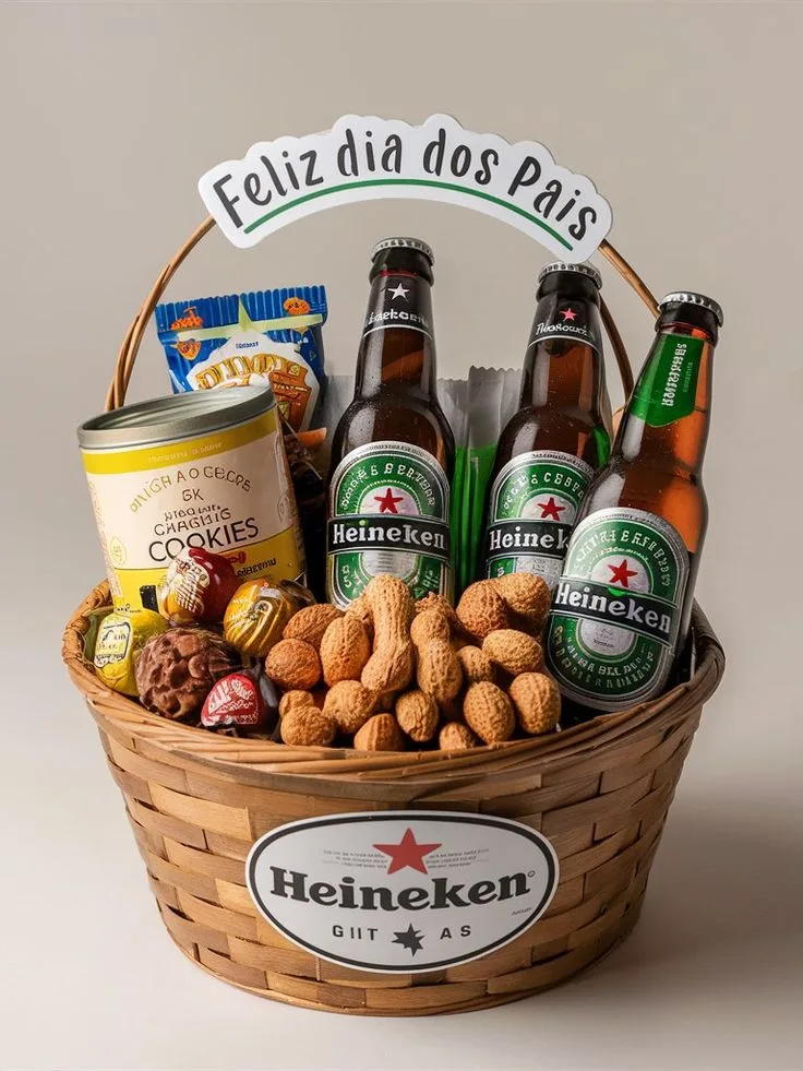 Cesta Heineken Premium – Feliz Dia dos Pais 🍺💚