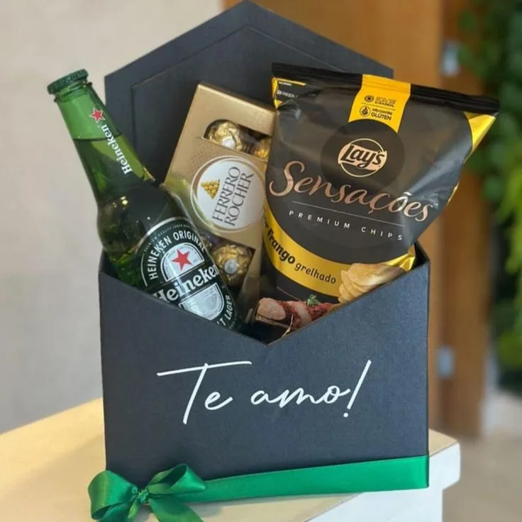 Box Presente Heineken – Te Amo 💚