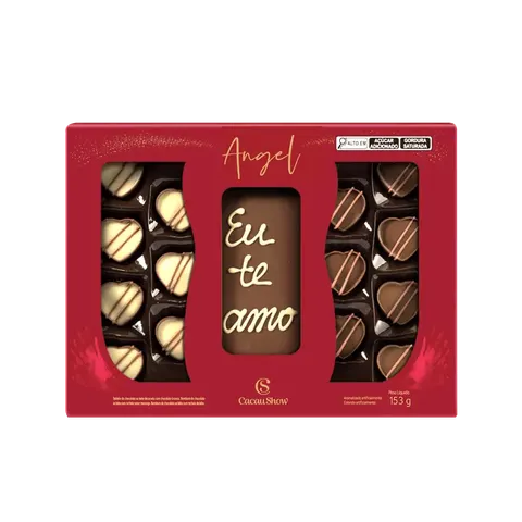 Caixa Artesanal de Bombons Delícias de Amor 153g