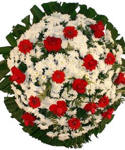 Coroa de Flores Tradicional Vermelha