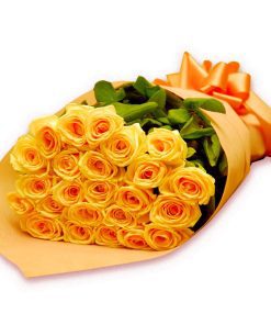 Buquê Luxo de Rosas Amarelas