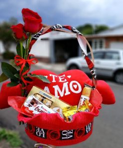 Cesta Coração Apaixonado