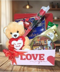 🌹 Cesta “Love You Para Sempre” 🌹